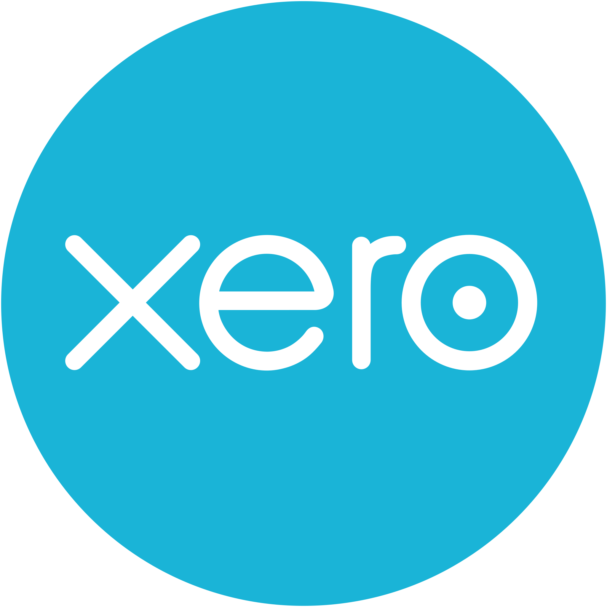 Xero accounting logo – integrated with Agriware DMS for automatic sync of invoices, expenses, and financial reporting in agricultural workshops